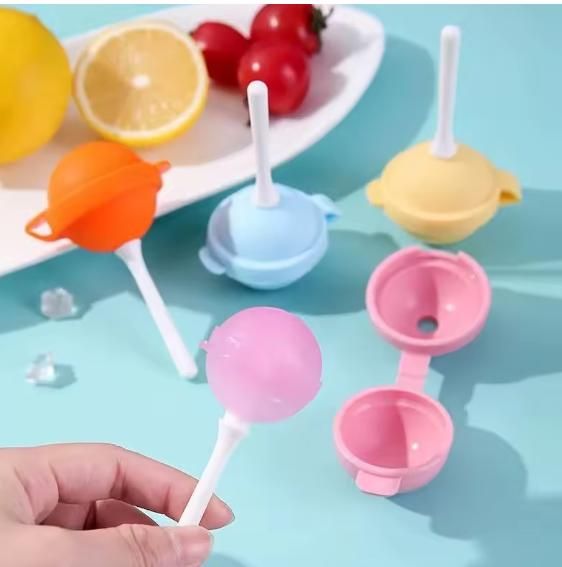 Lollipop Ice Cube Tray Macaron Ice Ball Maker