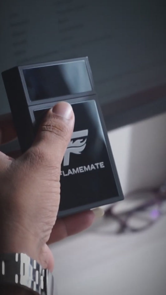 Stylish 2 in 1 USB Rechargeable Cigarette Case with Lighter